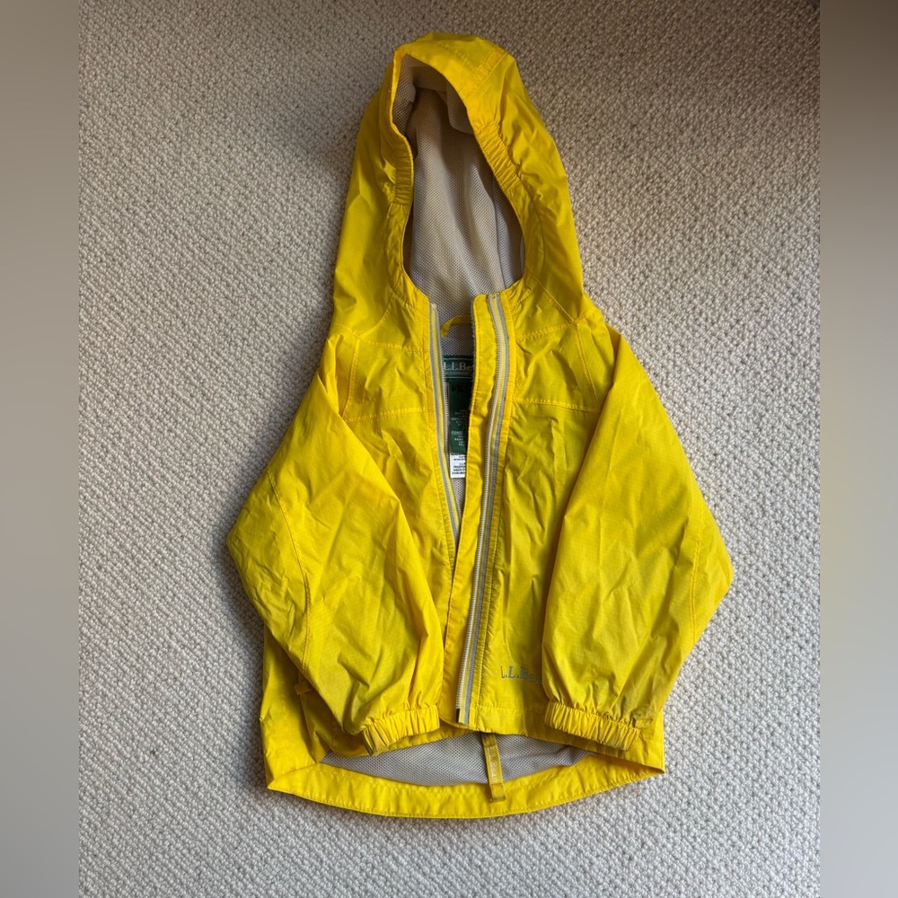 LL Bean Kids raincoat - 2T - yellow